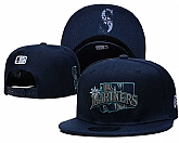 Seattle Mariners Team Logo Adjustable Hat YD (2),baseball caps,new era cap wholesale,wholesale hats